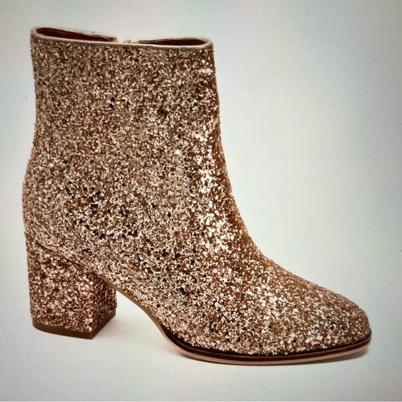 Comfy and chic glitter ankle boots in 5 fun colors. - Picture 4 of 4